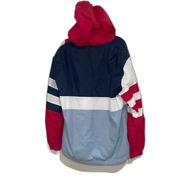 Multi-Color Pullover Windbreaker Size‎ XL Colorblock Athletic Patriotic - Picture 3 of 5